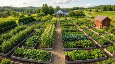 How to Plan a 1-Acre Vegetable Garden: Step-by-Step Homestead Guide