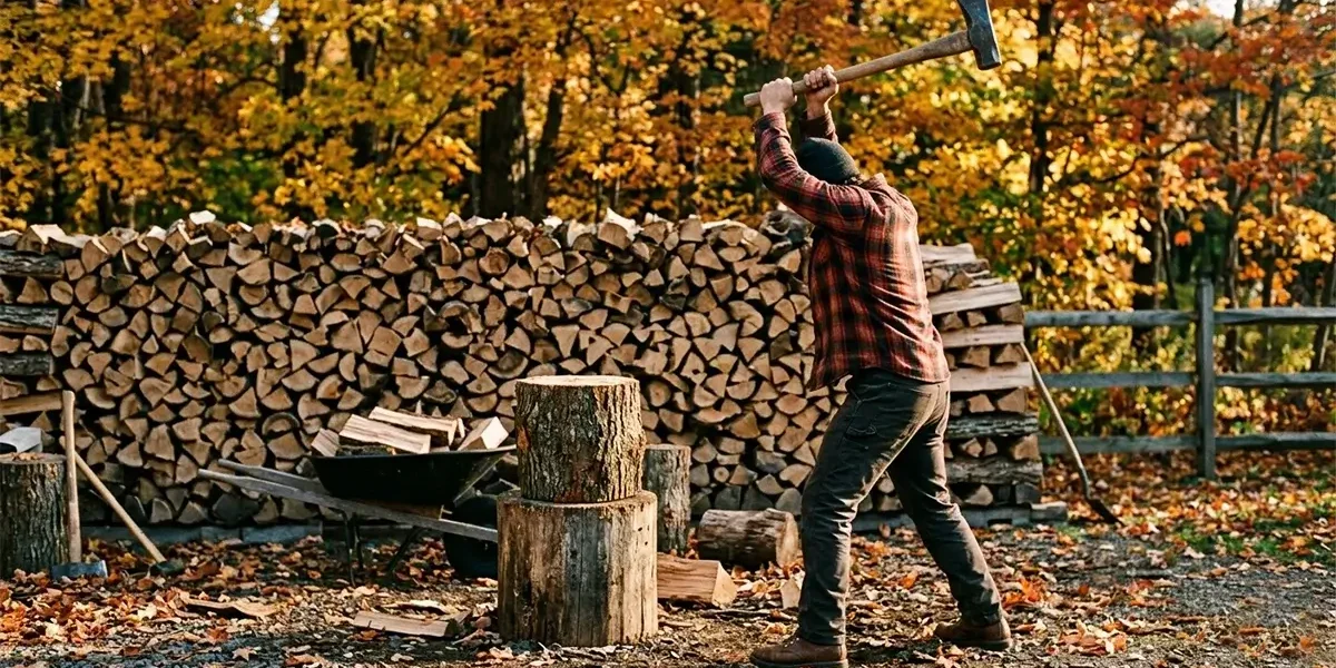 How to Split and Stack Firewood: The Complete Rural Homestead Guide