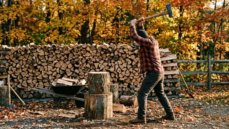 How to Split and Stack Firewood: The Complete Rural Homestead Guide