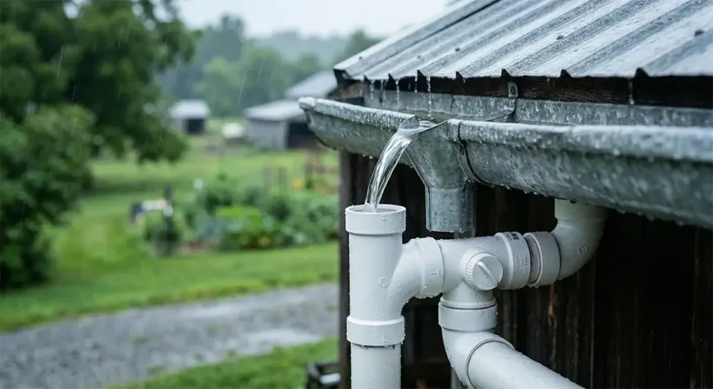 rainwater collection system homestead