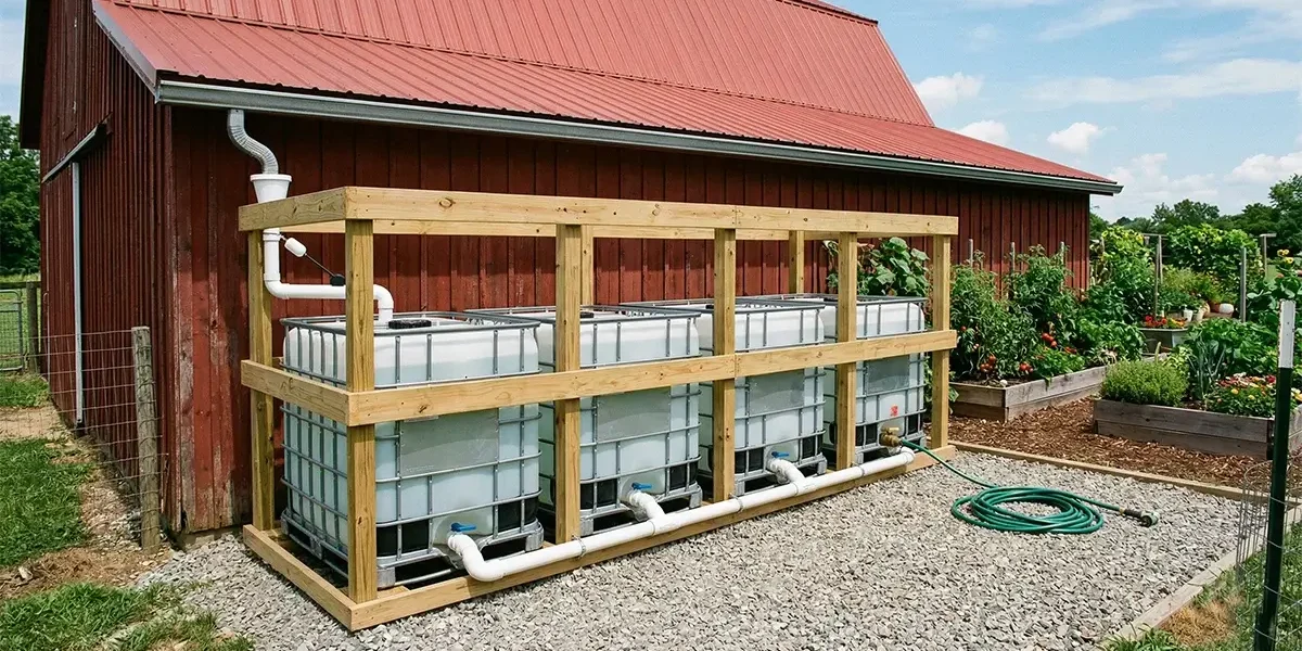 How to Build a Rainwater Collection System for Your Homestead