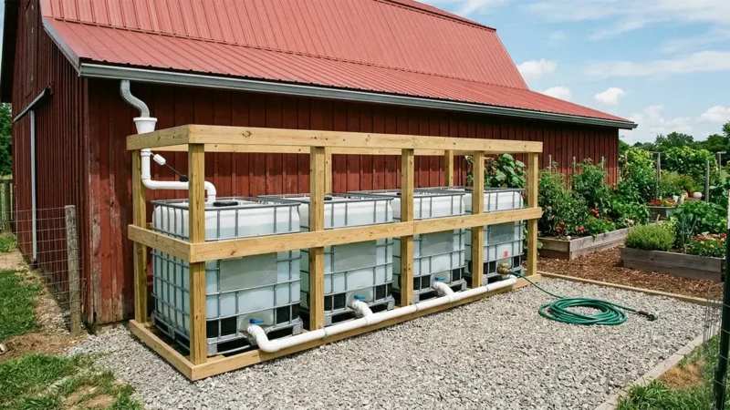 How to Build a Rainwater Collection System for Your Homestead